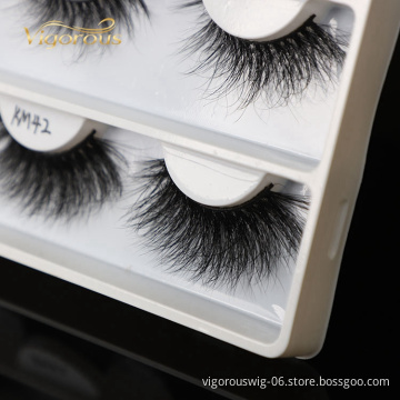 OEM & ODM Private Label Material Hand-made 25 mm 3D Mink Eye Lashes Available Free Sample 100% Natural Eyelashes
